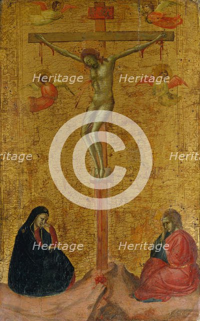 The Crucifixion, ca. 1325-30. Creator: Bernardo Daddi.