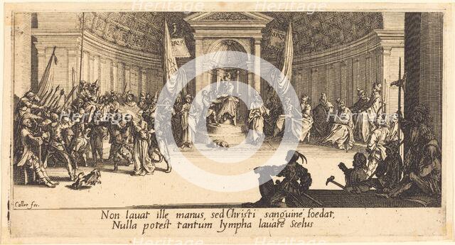 The Condemnation to Death, c. 1618. Creator: Jacques Callot.