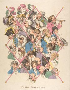 Public Characters, April 1, 1801., April 1, 1801. Creator: Thomas Rowlandson.