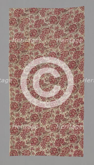 Cape Provencale (Dress or Furnishing Fabric), France, 1725/75. Creator: Unknown.