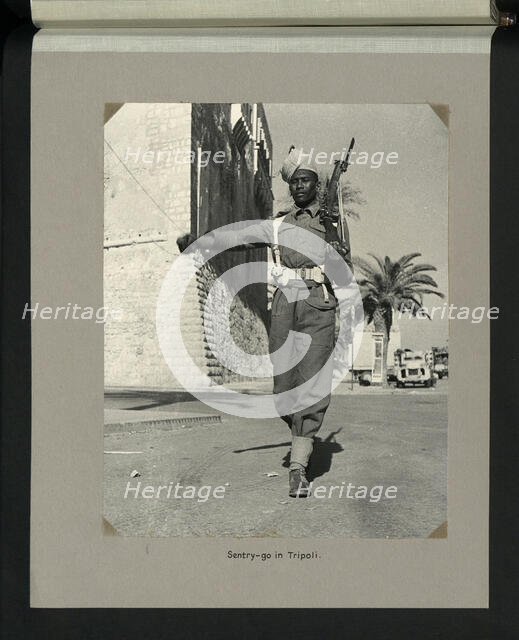 Sentry-go in Tripoli, 1964. Creator: Colonial Office.