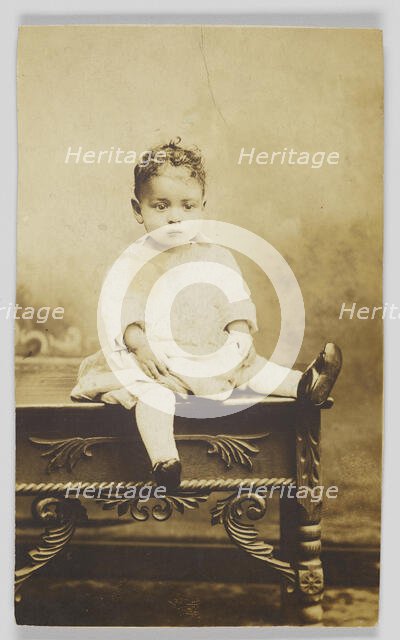 Photographic print of an unidentified child, early 20th century. Creator: Unknown.