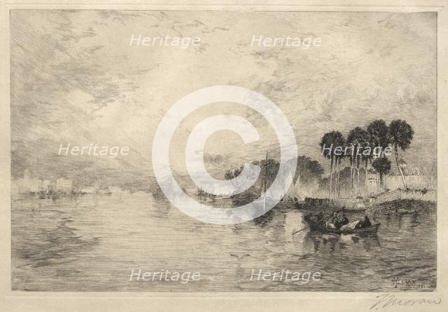 Morning on the St. John's River, Florida, 1881. Creator: Thomas Moran (American, 1837-1926).