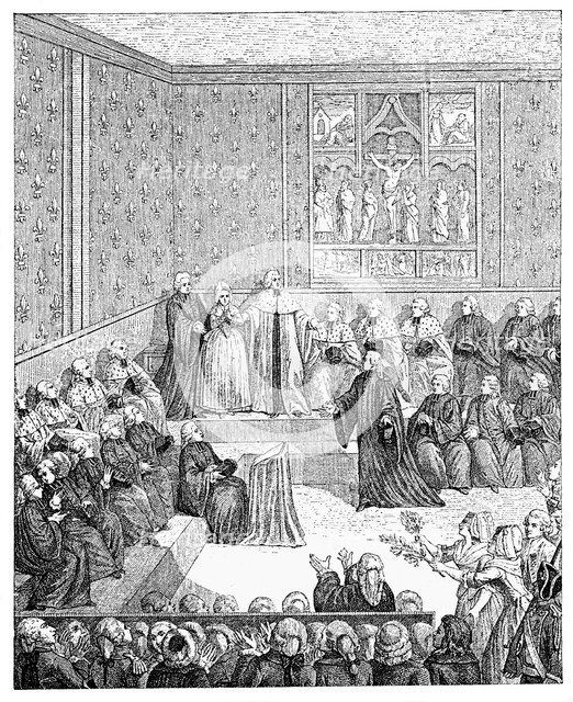 Recognized Innocence, 1786, (1885).Artist: Binet