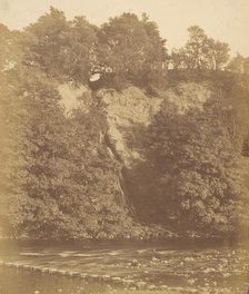 Bolton Priory. The Stepping Stones, 1850s. Creator: Joseph Cundall.