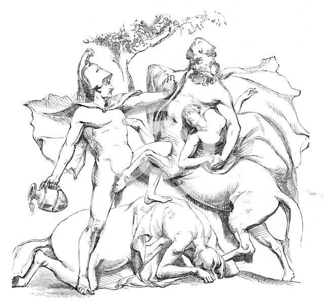 Royal Academy - Prize Sculpture, 1844. Creator: Unknown.