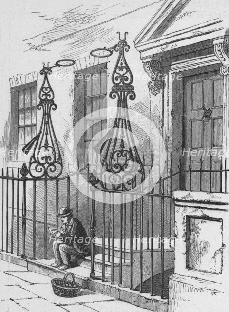 'Extinguishers, Berkeley Square', 1890. Artist: Unknown.