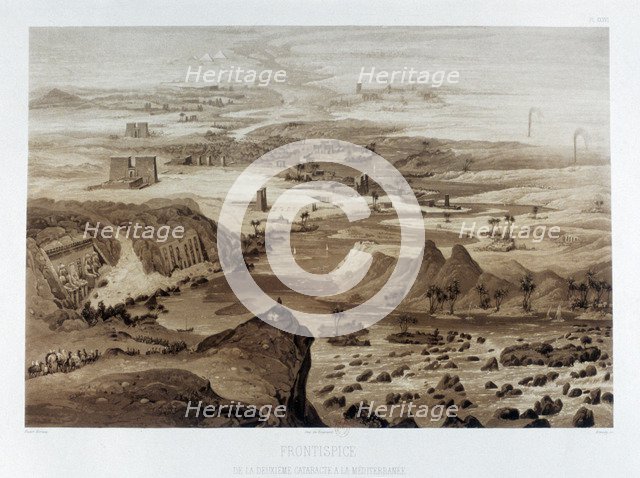 'From the Second Cataract to the Mediterranean', Egypt, 1841. Artist: Himely