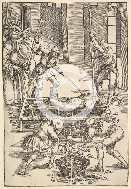 Martyrdom of St. Lawrence, ca. 1505. Creator: Hans Baldung.
