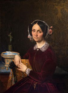 Portrait of Madame Blondel, 1849. Creator: Blondel, Merry-Joseph (1781-1853).