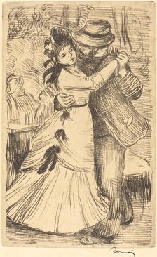 Dancing in the Country (La danse a la campagne), c. 1890. Creator: Pierre-Auguste Renoir.
