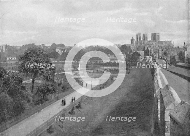 'York, from the Walls', c1896. Artist: Joseph Duncan.