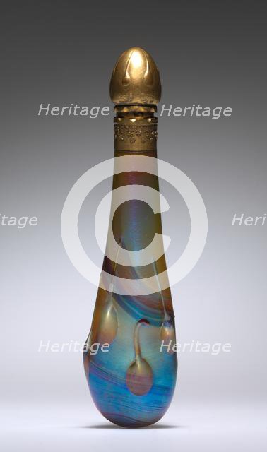 Perfume Bottle, c. 1905-10. Creator: Tiffany Studios (American, 1902-1932).