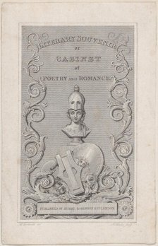 Trade Card for Literary Souvenir, 19th century. Creator: Robert Baker.