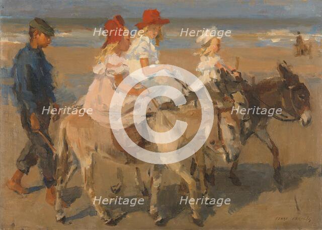 Donkey Rides on the Beach, c.1890-c.1901. Creator: Isaac Lazerus Israels.