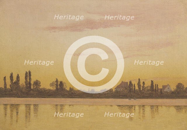 Dosseringen seen from the Sea, 1837. Creator: Christen Kobke.