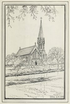 St Robert's Church, Morpeth, Northumberland, 1934. Artist: Peter Frederick Anson.