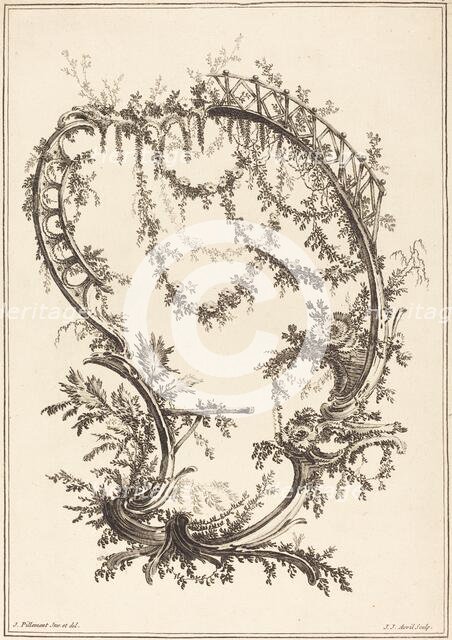 Ornament with a Strut and a Railing. Creator: Jean Jacques Avril.