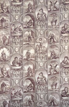 Panel (Furnishing Fabric), England, 1825-1875. Creator: Unknown.
