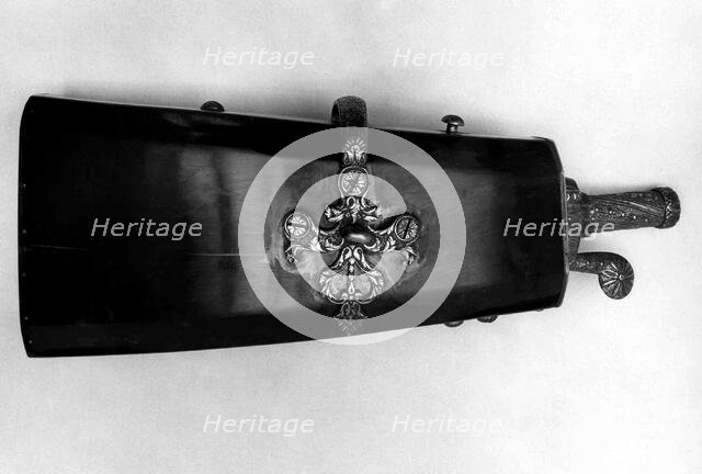 Powder Flask, Spanish, Madrid, ca. 1740-50. Creator: Joseph Cano.