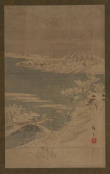 Winter landscape, mid 19th century. Creator: Utagawa Hiroshige II.