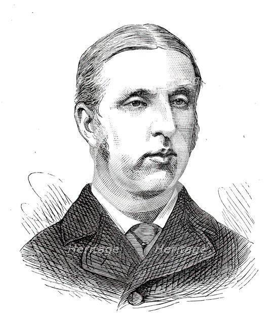 The Universities' Boat-Race, the Cambridge Crew: 6. T. E. Hockin, Jesus, 1876. Creator: Unknown.