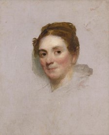 Portrait of a Lady, ca. 1820-1825. Creator: Gilbert Stuart.