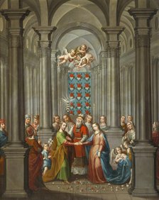 The Marriage of the Virgin (image 1 of 13), 1749. Creator: Nicolás Enríquez.