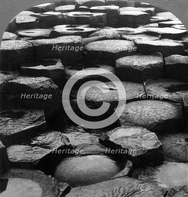 Giant's Causeway, Antrim, Northern Ireland.Artist: Keystone View Company