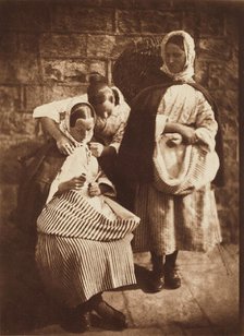 Marion Finlay, Mrs. Margaret (Dryburgh) Lyall and Mrs. Grace (Finlay) Ramsay, between 1843 and 1847. Creators: David Octavius Hill, Robert Adamson, Hill & Adamson.