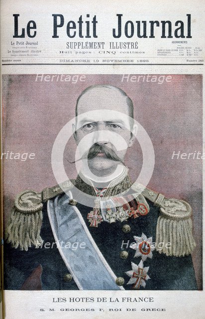 George I of Greece, 1895. Artist: Henri Meyer