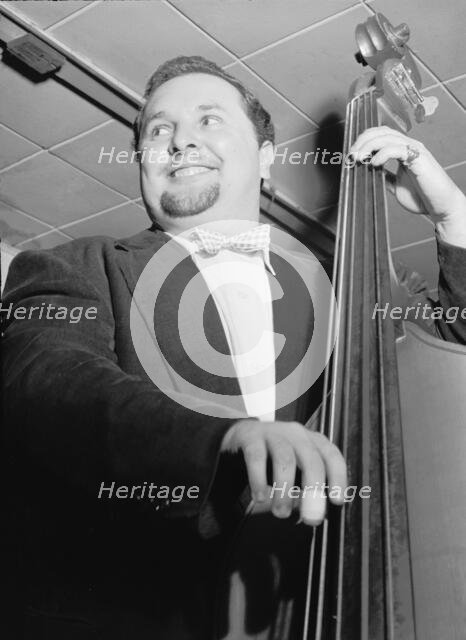 Portrait of Chubby Jackson, Onyx, New York, N.Y., ca. July 1947. Creator: William Paul Gottlieb.