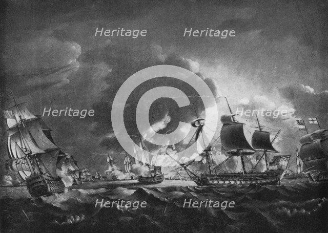 'Rodney and Langara', c1785. Artist: Robert Dodd.