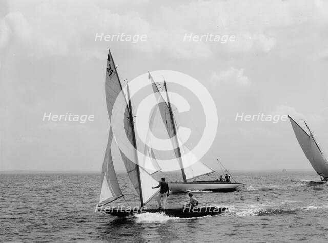 Shark and Acushla [II], 1897 July 31. Creator: John S Johnston.