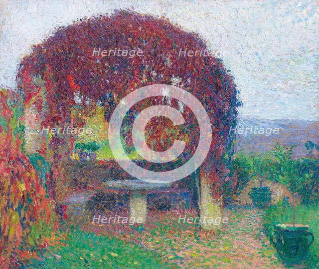 Pergola Nord-Ouest de Marquayrol en fin d'automne, ca 1910-1920. Creator: Martin, Henri (1860-1943).