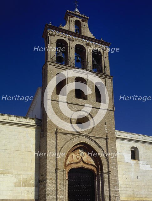 Bell-gable, Church of Dominic de Guzman, Lepe, Andalusia, Spain, 16th century (2001).  Creator: LTL.