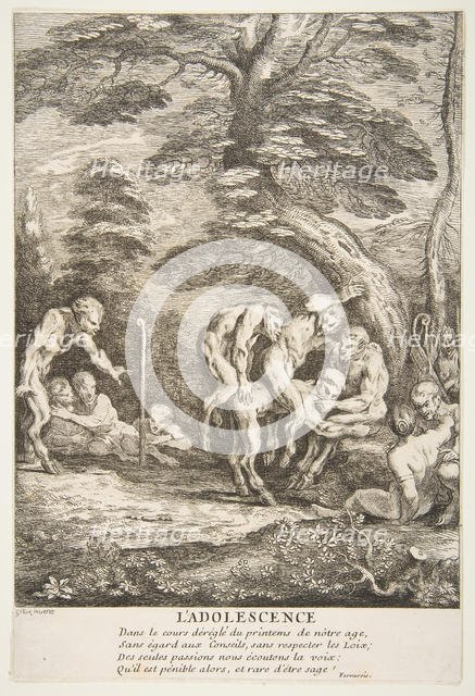 Youth.n.d. Creators: Claude Gillot, Jean Audran.