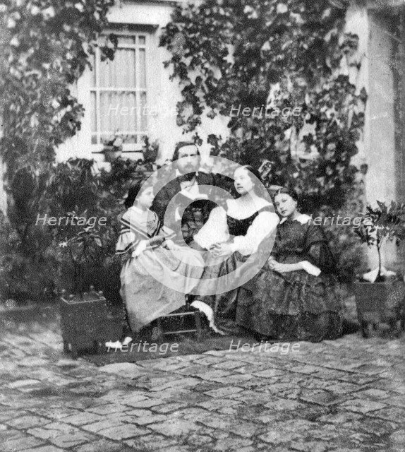 Theophile Gautier, French poet, dramatist, novelist, journalist, and literary critic, c1857. Artist: Unknown