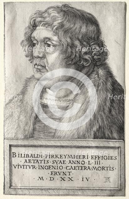 Willibald Pirkheimer, 1524. Creator: Albrecht Dürer (German, 1471-1528).