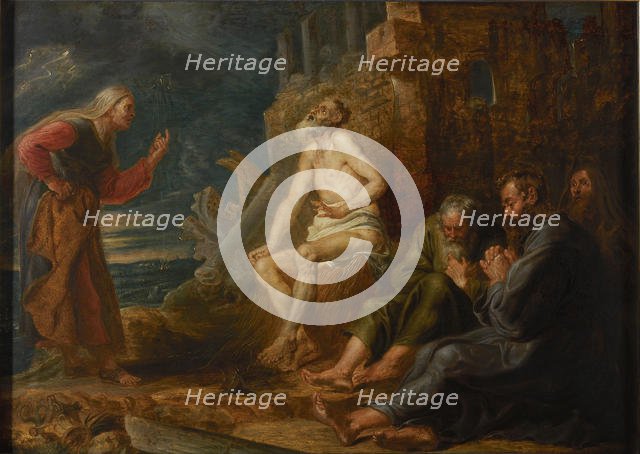 Job on the Dung Heap, 1650. Creator: Rubens, Pieter Paul (1577-1640).