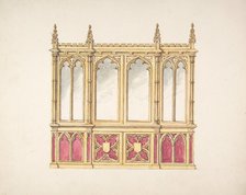 Design for Gothic Tracery and Paneling, early 19th century. Creator: Anon.