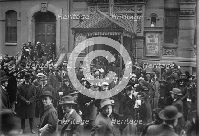 Garment workers, Webster Hall, between c1915 and c1920. Creator: Bain News Service.