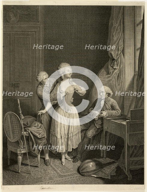 The Test of the Corset, n.d. Creator: Unknown.