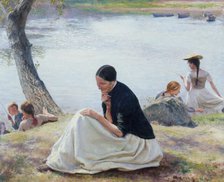 Memories, 1891. Creator: Emile Friant.