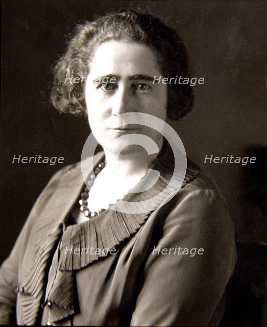 Clara Campoamor (Madrid, 1888-1972) Spanish writer, photo playback.