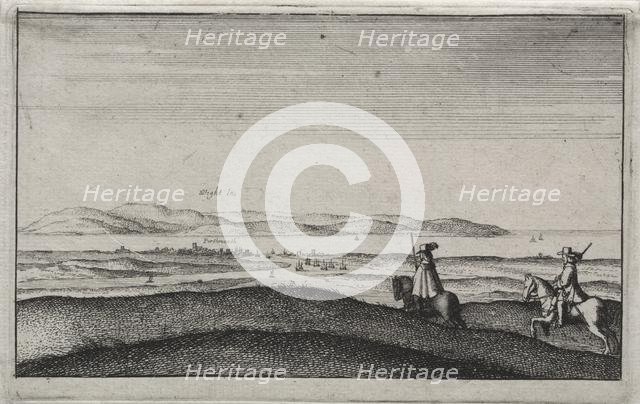 English Views: Isle of Wight from Portsmouth. Creator: Wenceslaus Hollar (Bohemian, 1607-1677).