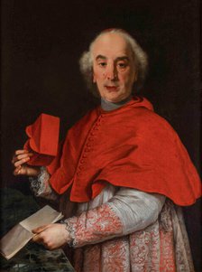 Portrait of Cardinal Giovanni Giacomo Millo (1695-1757), First half of the 18th century. Creator: Traversi, Gaspare (1732-1769).