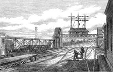 The Charing-Cross Railway: the signal station on the north end of the bridge, 1864. Creator: Unknown.