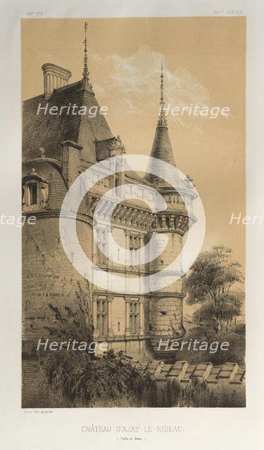 ...Pl. 32, Château DAzay-Le-Rideau (Indre et Loire), 1860. Creator: Victor Petit (French, 1817-1874).