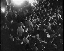 American Civilians in a Courtroom During the Lindbergh's Kidnapping Case Trial , 1930s. Creator: British Pathe Ltd.